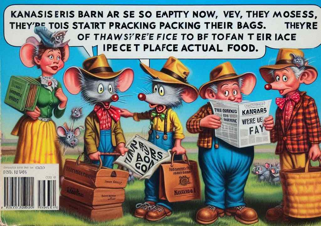 Kanasas barns are so empty now, even the mice have started packing their bags. They're off to find a place with actual food (1) Kanasas barns are so empty now, even the mice have started packing their bags. They're off to find a place with actual food (1)