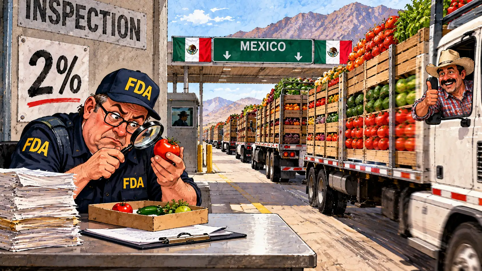 FDA Inspects 2 Percent of Mexican Produce Facilities