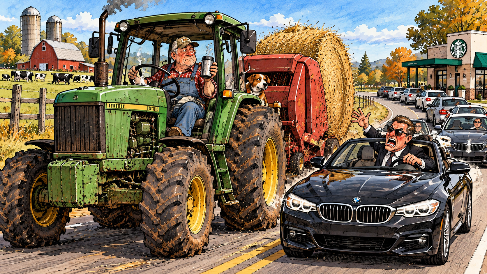 New Jersey Discovers Tractors Are Slow