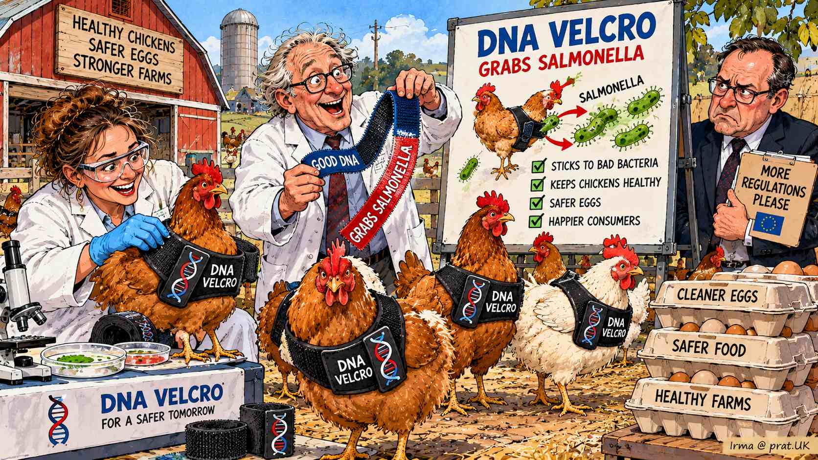 Chickens Get DNA Velcro Against Salmonella