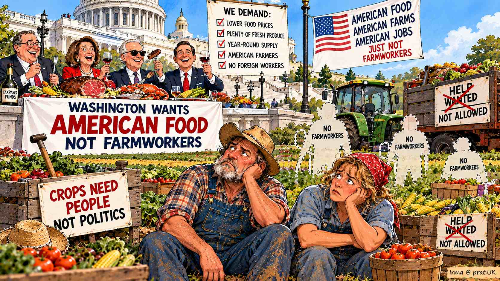 Washington Wants American Food, Not Farmworkers