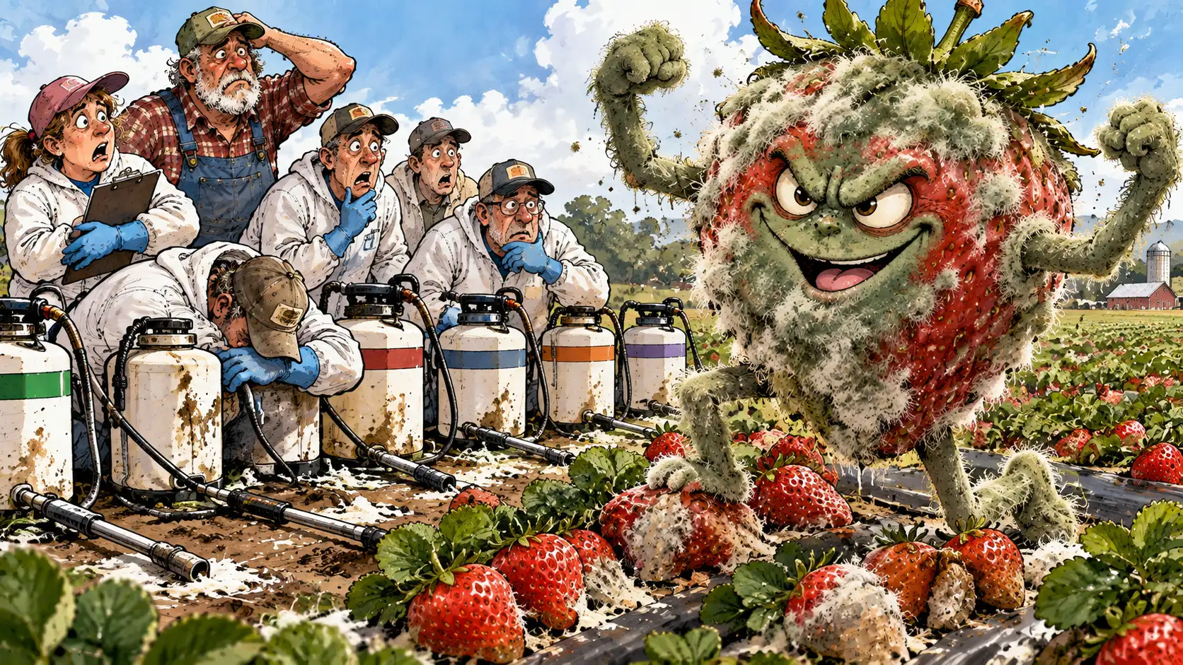 Georgia Strawberry Mold Outsmarts Five Fungicides Georgia Strawberry Mold Outsmarts Five Fungicides