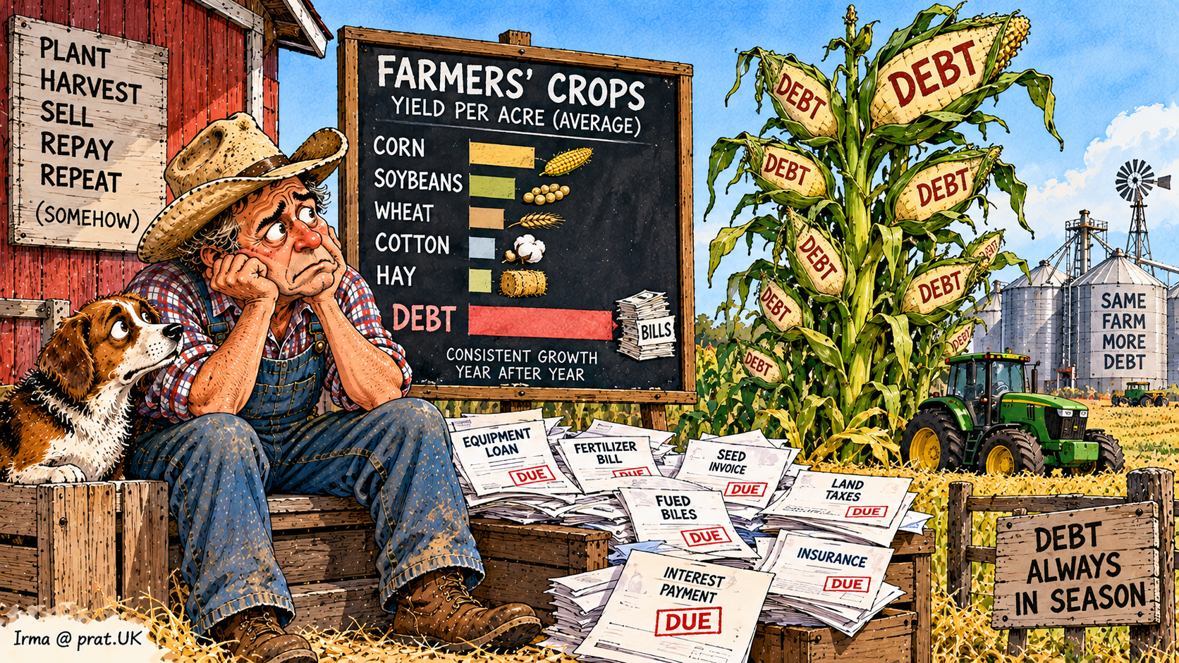 Farmers’ Most Reliable Crop Is Debt